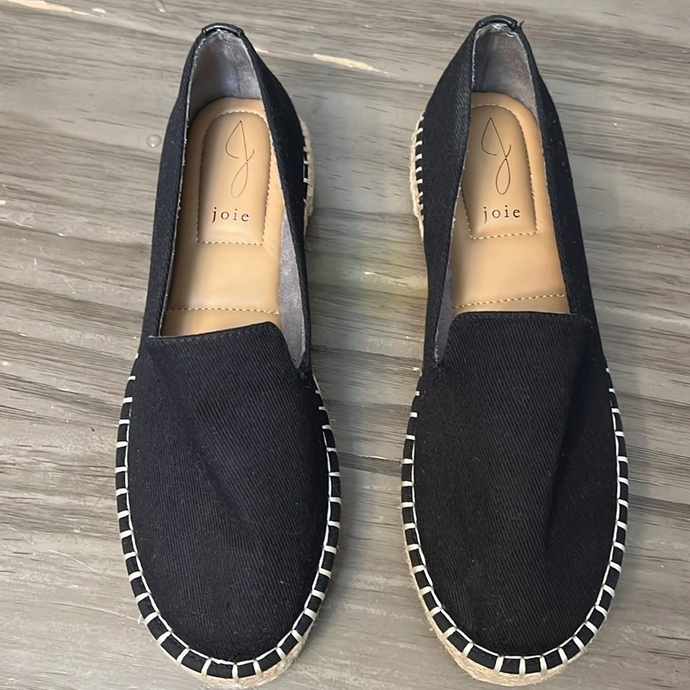 JOIE CARA CANVAS ESPADRILLES SLIP ON 6.5